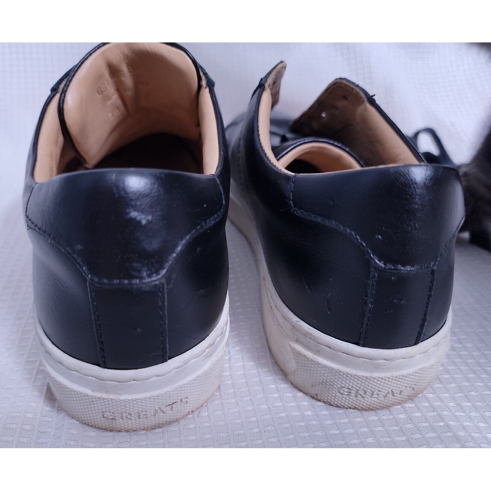 GREATS Black Low Profile Sneaker Shoes‎ Made in Italy Women's US8/38 - Picture 7 of 12